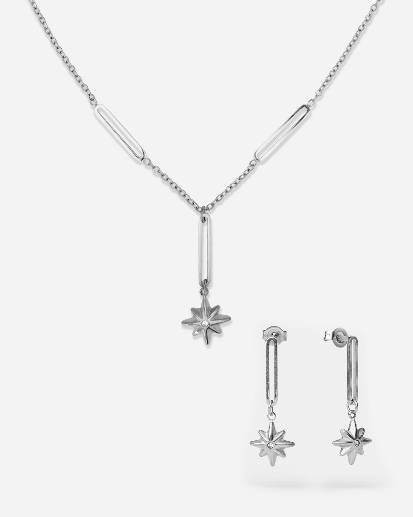 Set Kette & Ohrringe Stella
